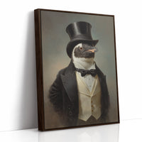 Dapper Penguin in Formal Attire