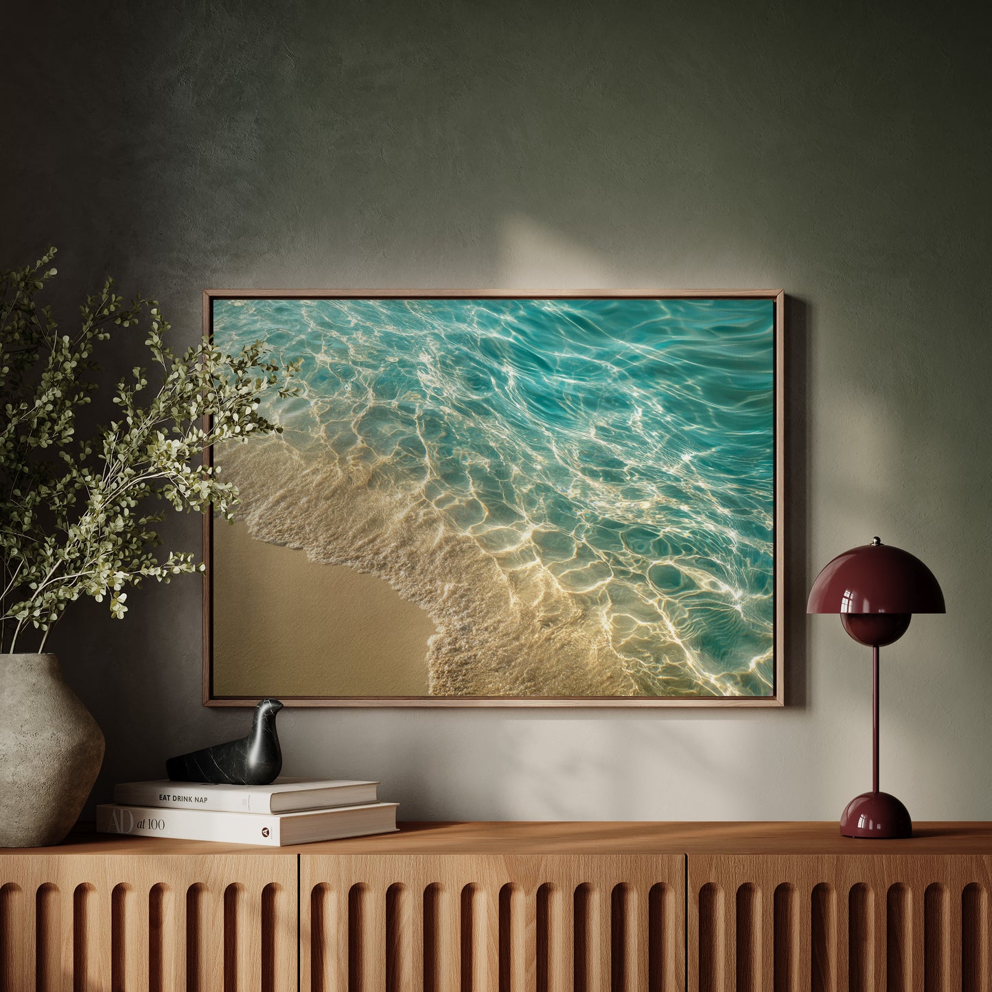 Sunlight Dances On Turquoise Tides