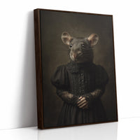 Elegant Rodent in Victorian Attire