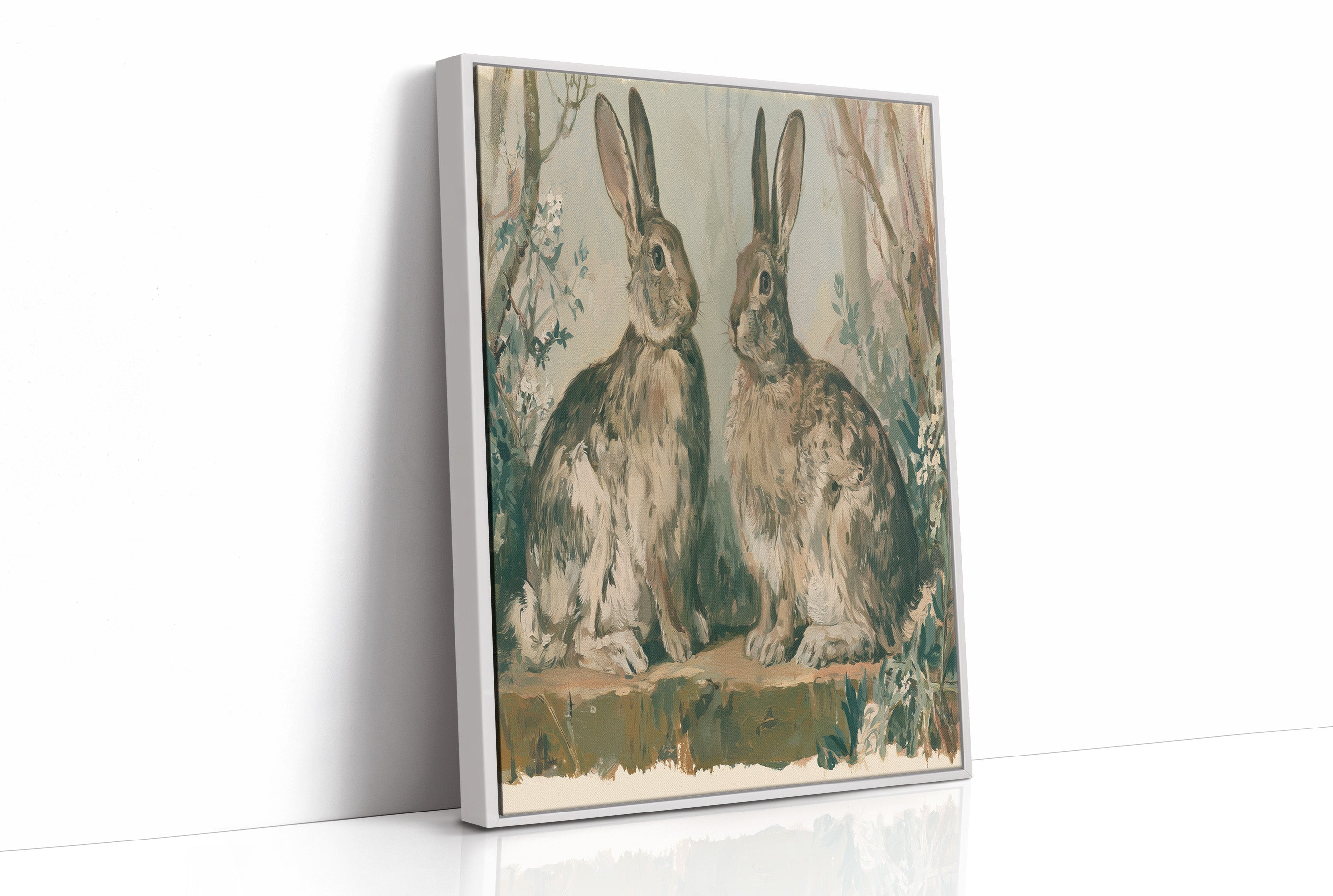 Two Hares, One Thicket