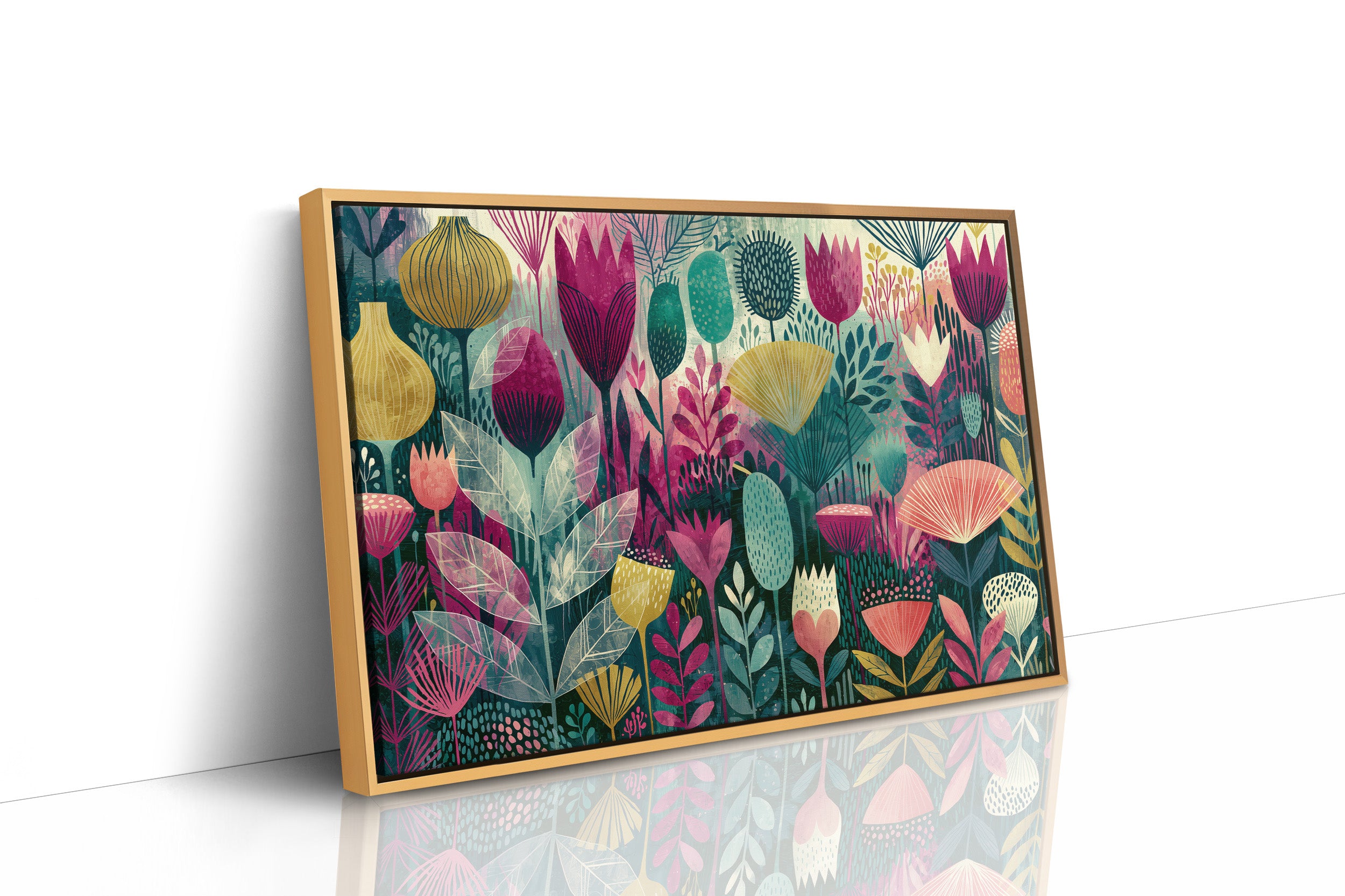 Whimsical Garden, Jewel Tones