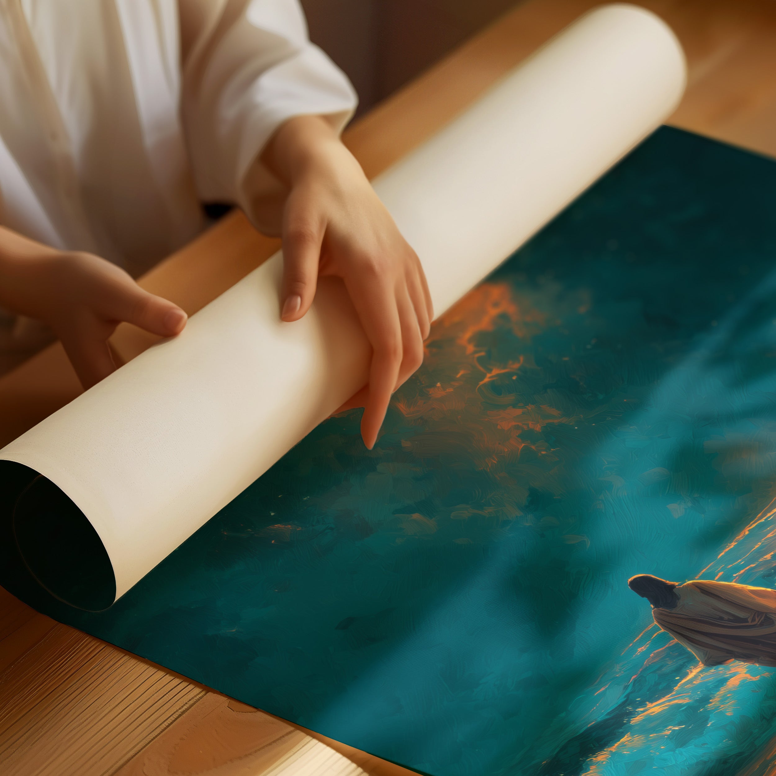 Solitary Steps Toward Amber Light