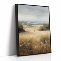 Solitude Calls Across Golden Fields