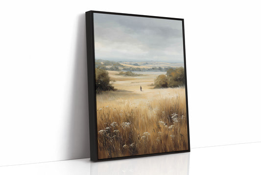 Solitude Calls Across Golden Fields