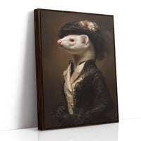 Dapper Ferret in Elegant Attire