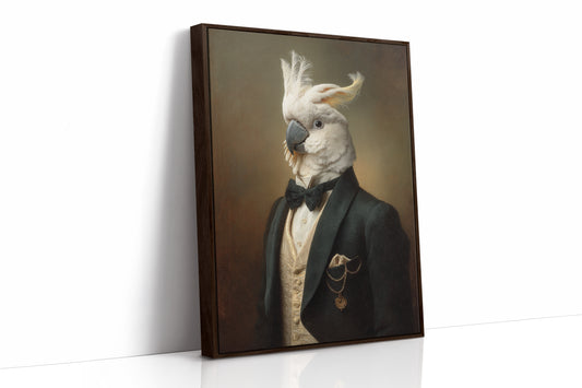 Regal Cockatoo in Formal Attire