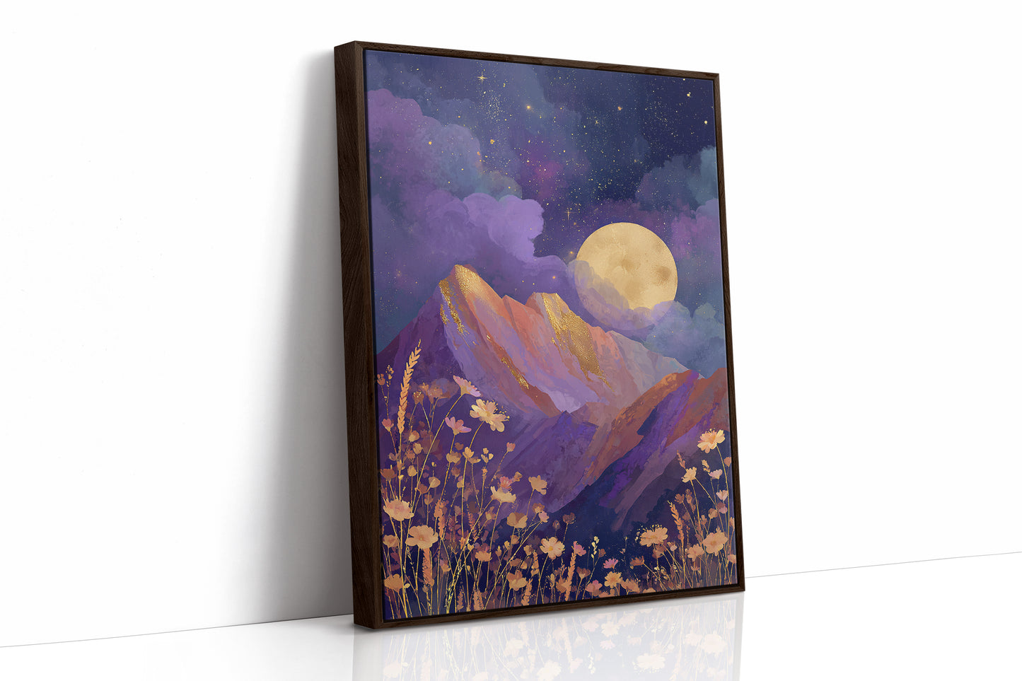 Moonlit Serenade of Wildflowers
