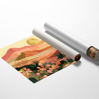 Desert Bloom at Golden Hour