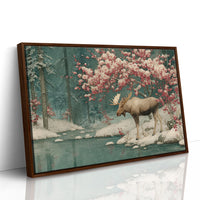 Moose Beneath the Blossoms