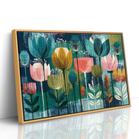 Tulip Garden, Screen Print Style