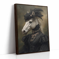 Elegance Draped in Midnight Silk
