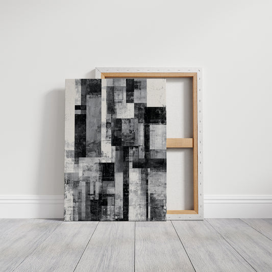 Concrete Skyline: Fractured City Blocks