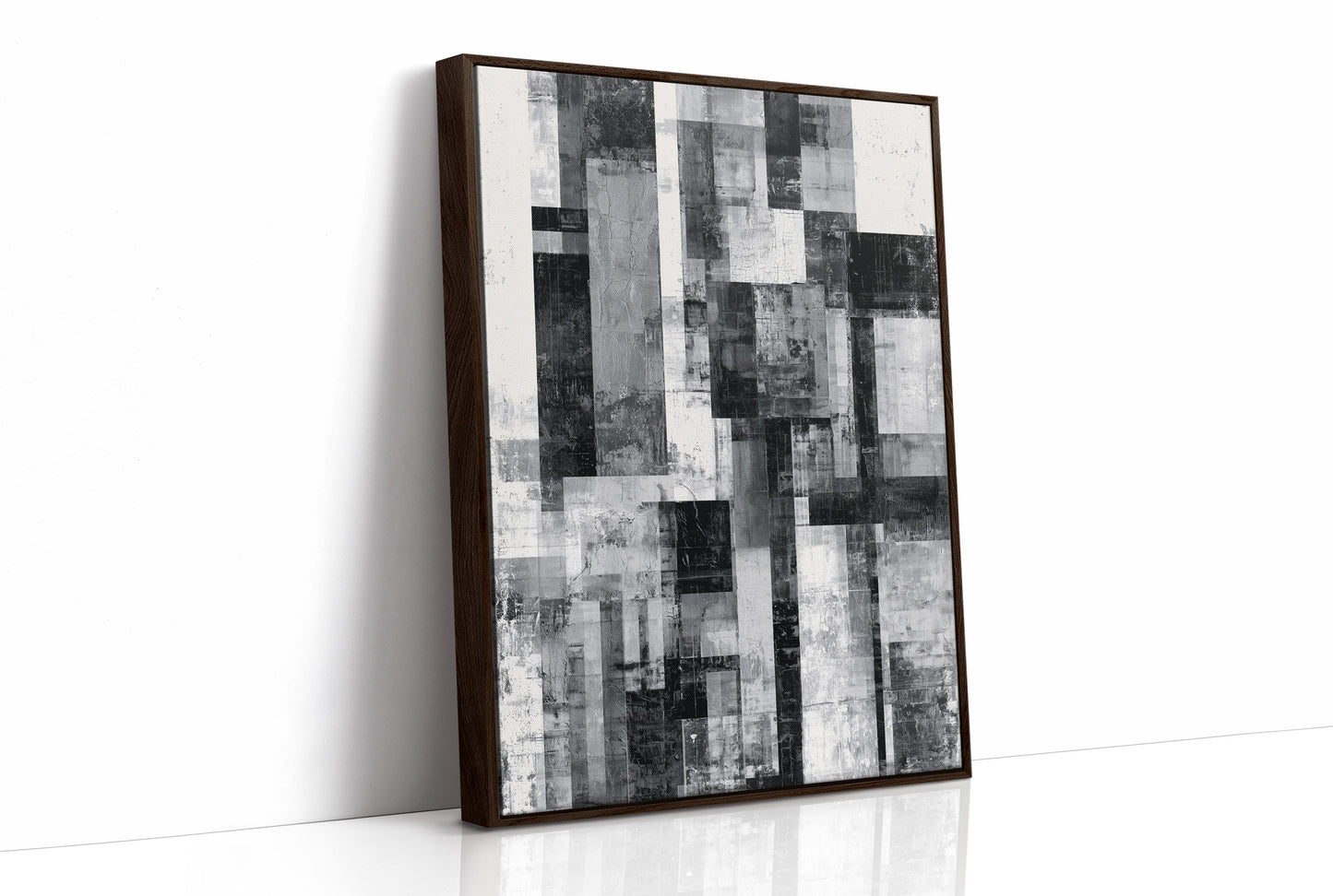 Concrete Skyline: Fractured City Blocks