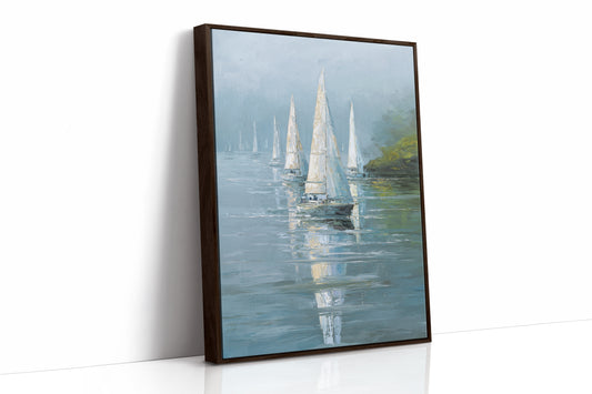 Sails Embrace the Morning Mist