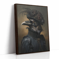 Elegantly Dressed Regal Raven