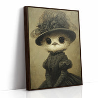 Regal Owl in Elegant Attire