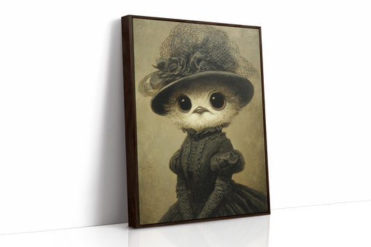 Regal Owl in Elegant Attire