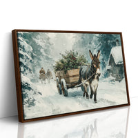 The Christmas Tree Cart