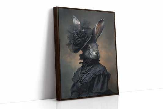 A Rabbit's Midnight Elegance