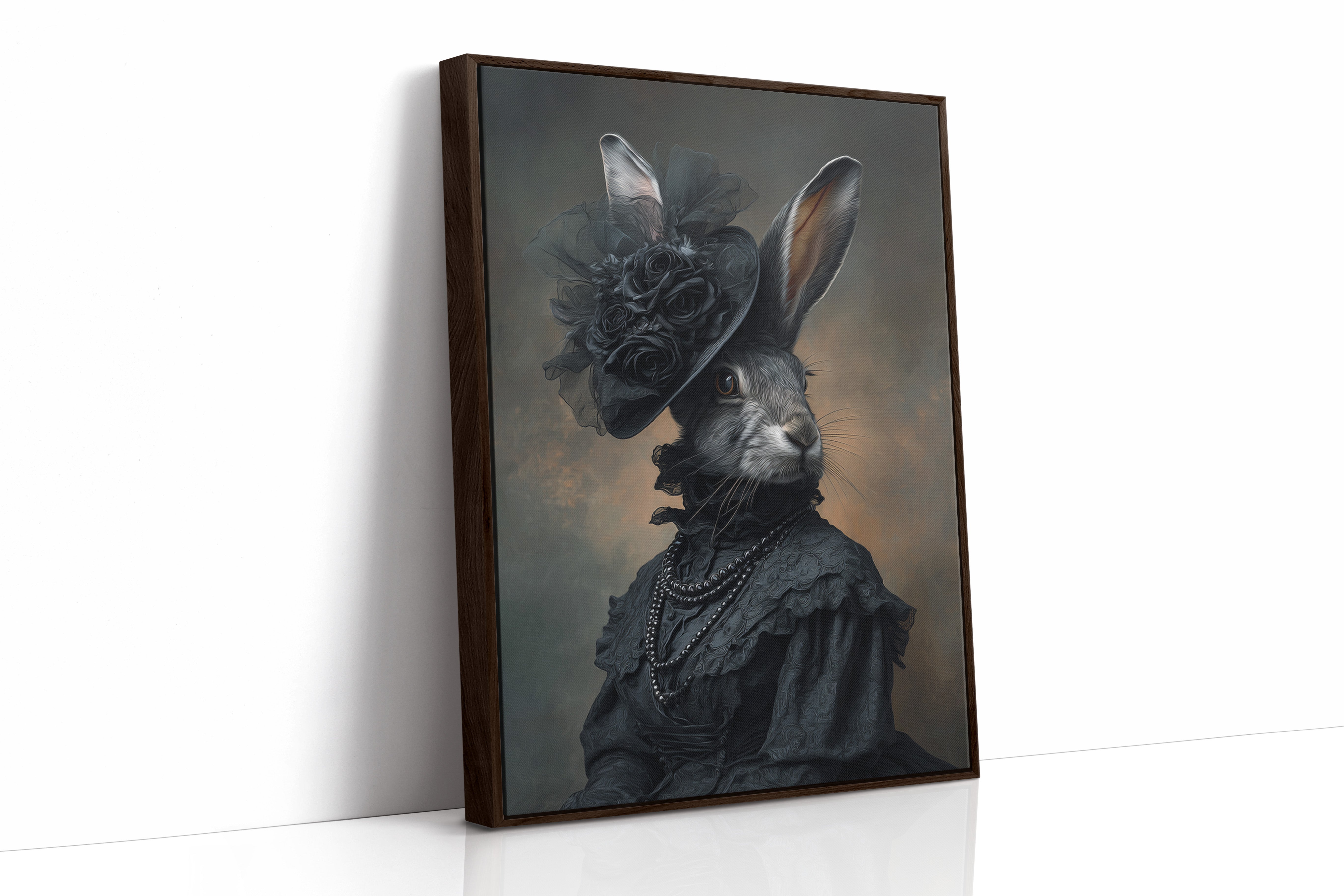 A Rabbit's Midnight Elegance