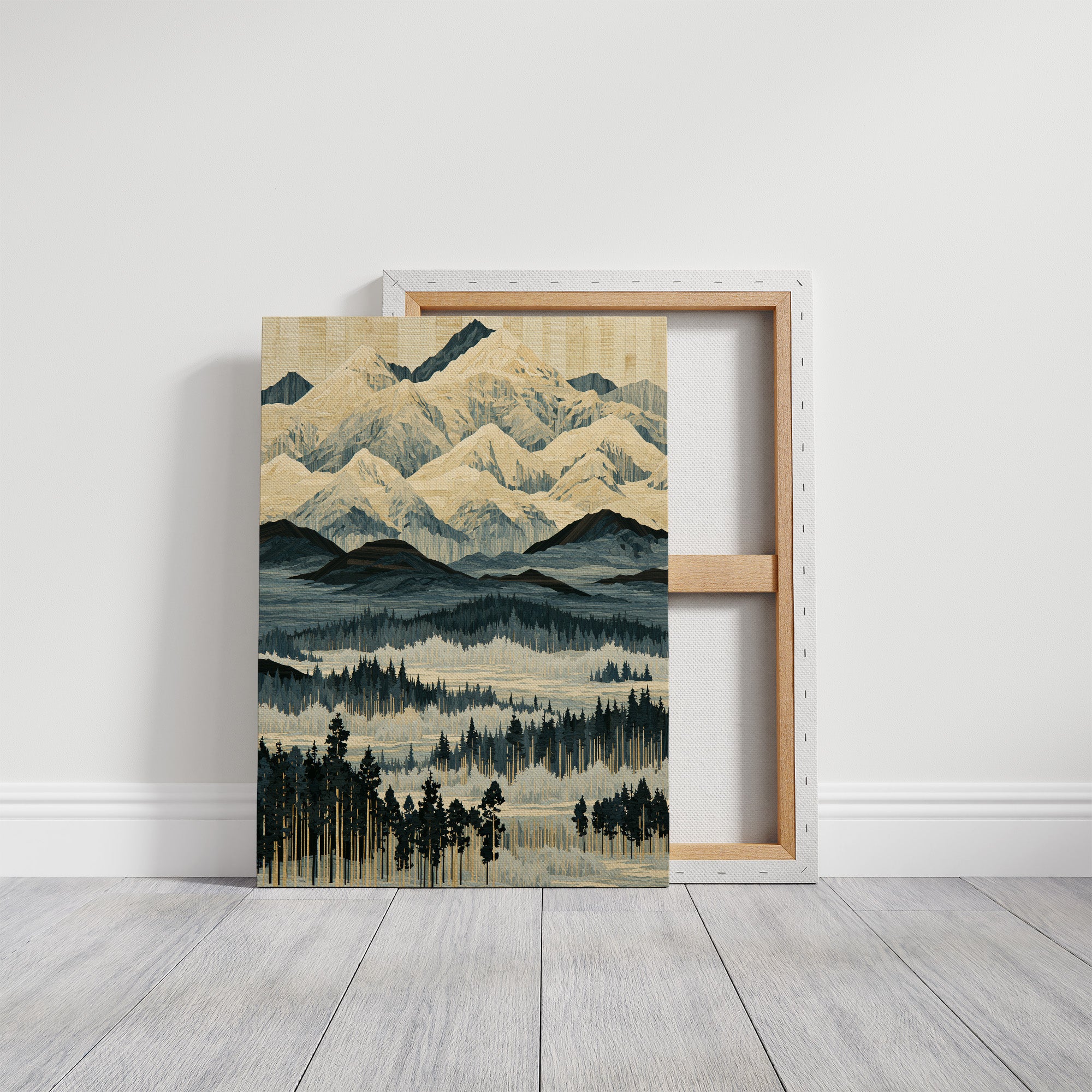 Blue Ridge in Marquetry