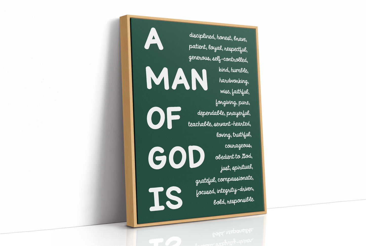 A Man of God Is (Forest Green)
