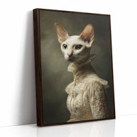 Regal Feline in Vintage Attire