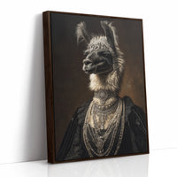 Regal Llama Adorned in Jewels