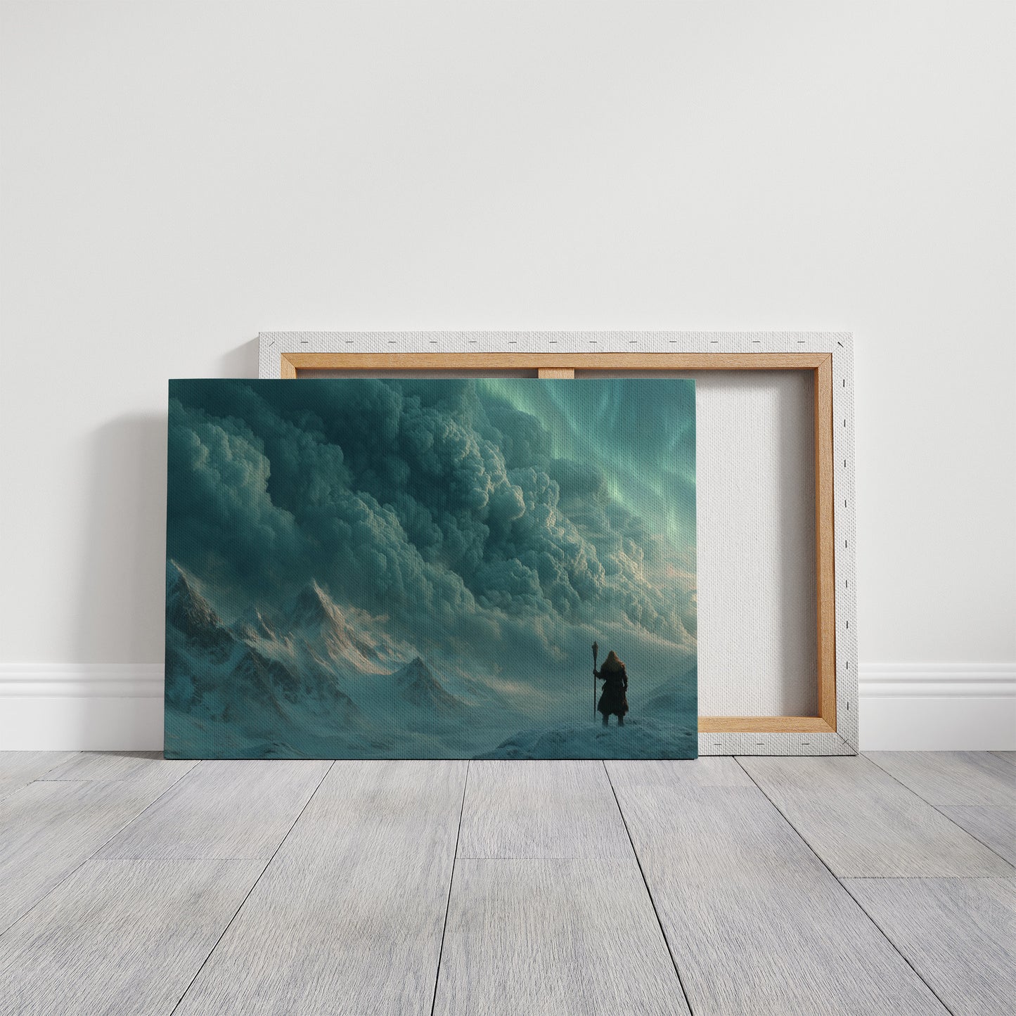 Traveler Beneath the Storm Wall