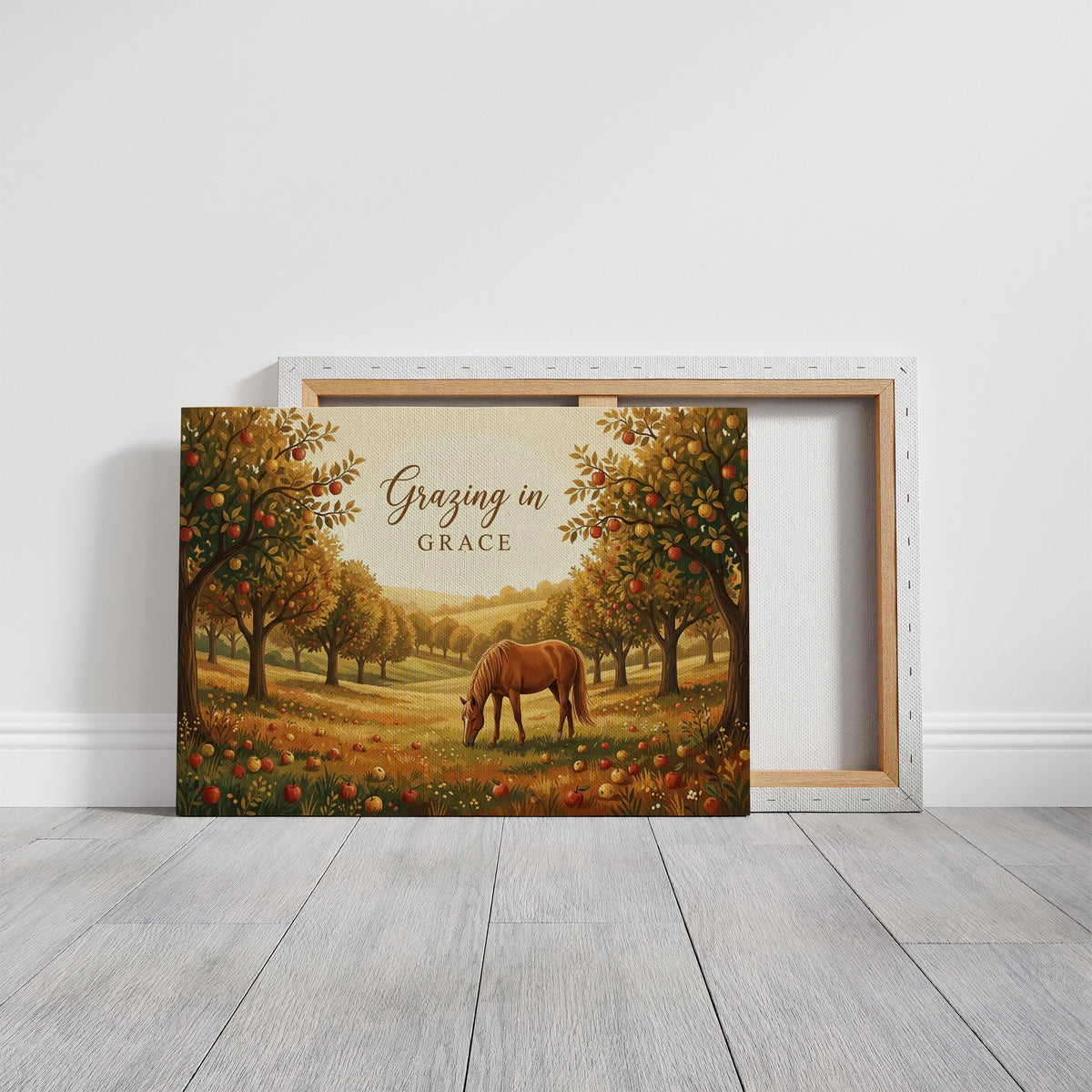 Horse Discovers Unlimited Free Apples