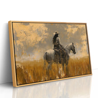Rider in the Gold Field