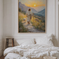 Jesus the Good Shepherd – Inspirational Christian Wall Art Print