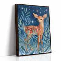 Fawn Among Starry Leaves