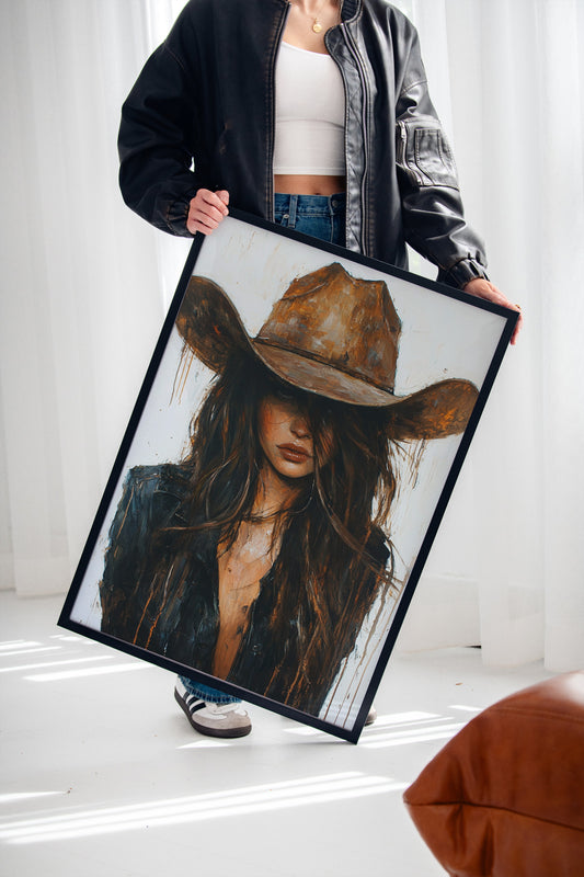 Whiskey Dust – Bold Western Cowgirl Print