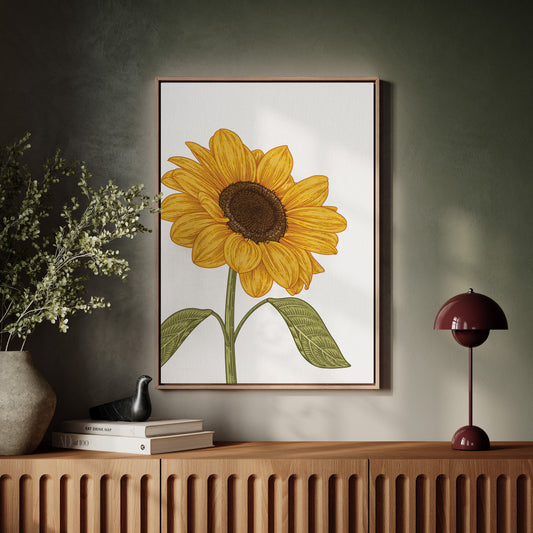 Golden Petals Paint Summer's Portrait