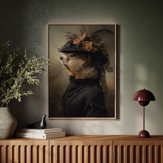 Elegance in Fur and Feathers