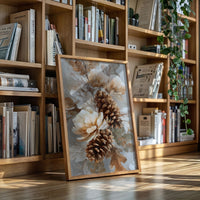 Pine Cones Dance In Winter Light