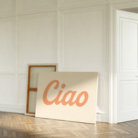 Ciao Retro Wall Art Print