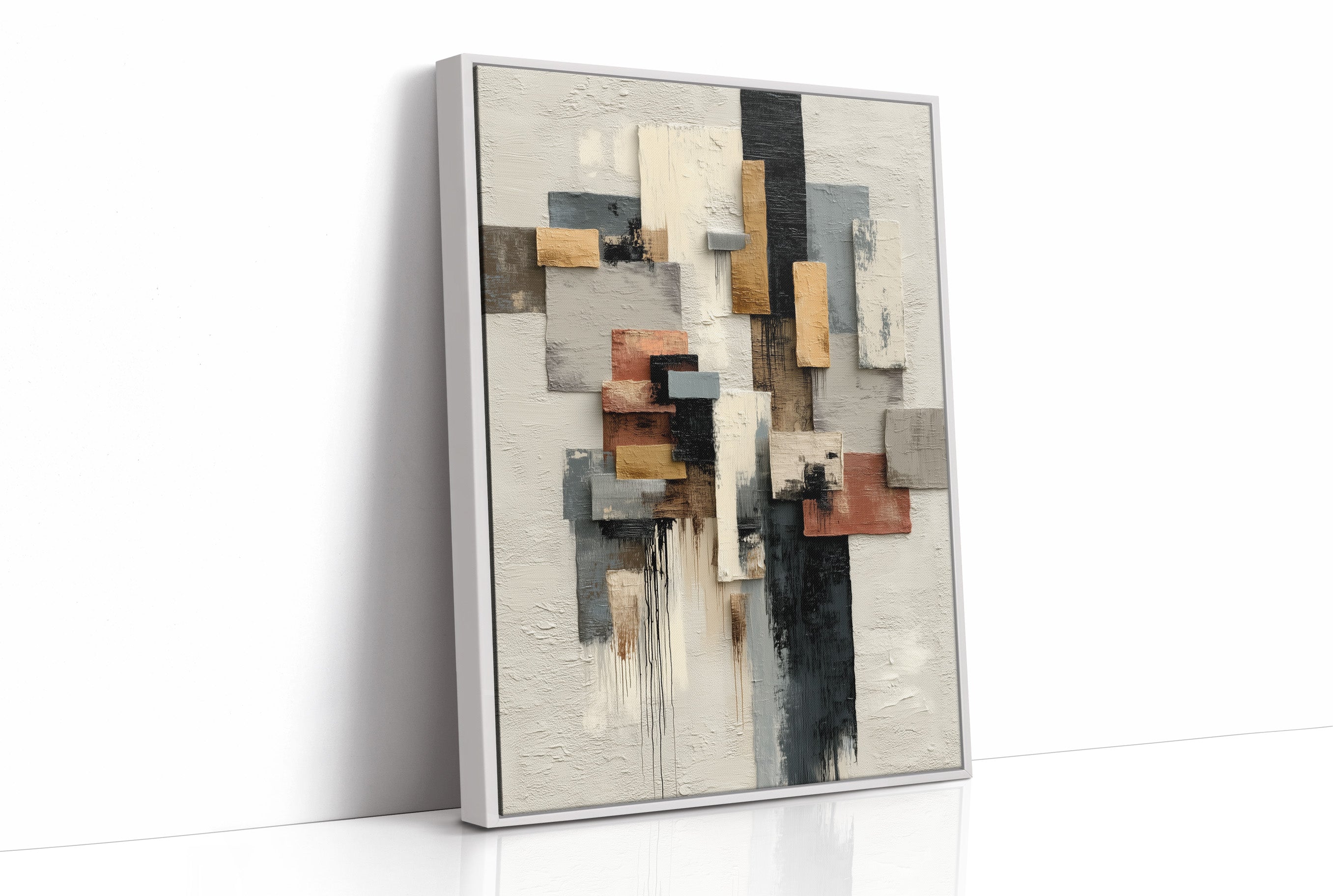 Sunlit Corner Bar Meets Abstract Dawn