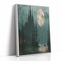 Moon Over the Old Harbor