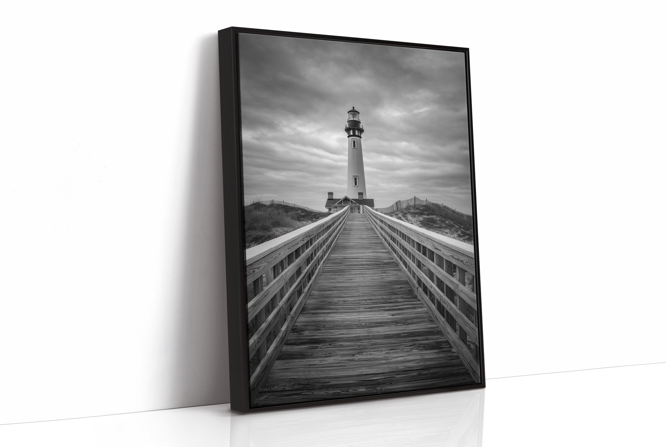 Boardwalk Journey To Coastal Tower