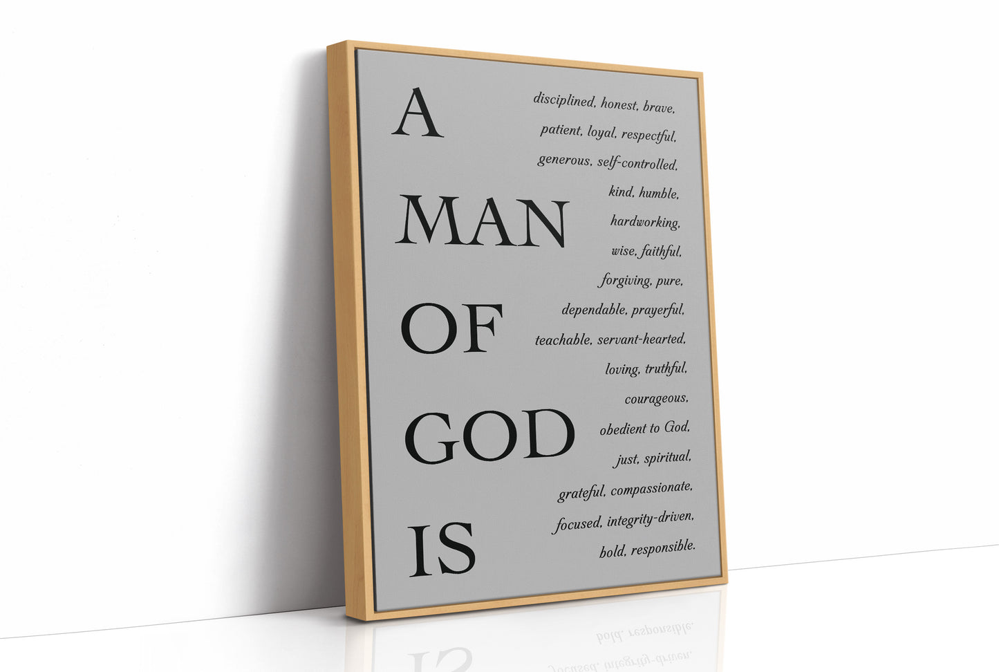 A Man of God Is (Classic Serif)