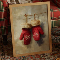 Warm Mittens Tell Winter's Tale
