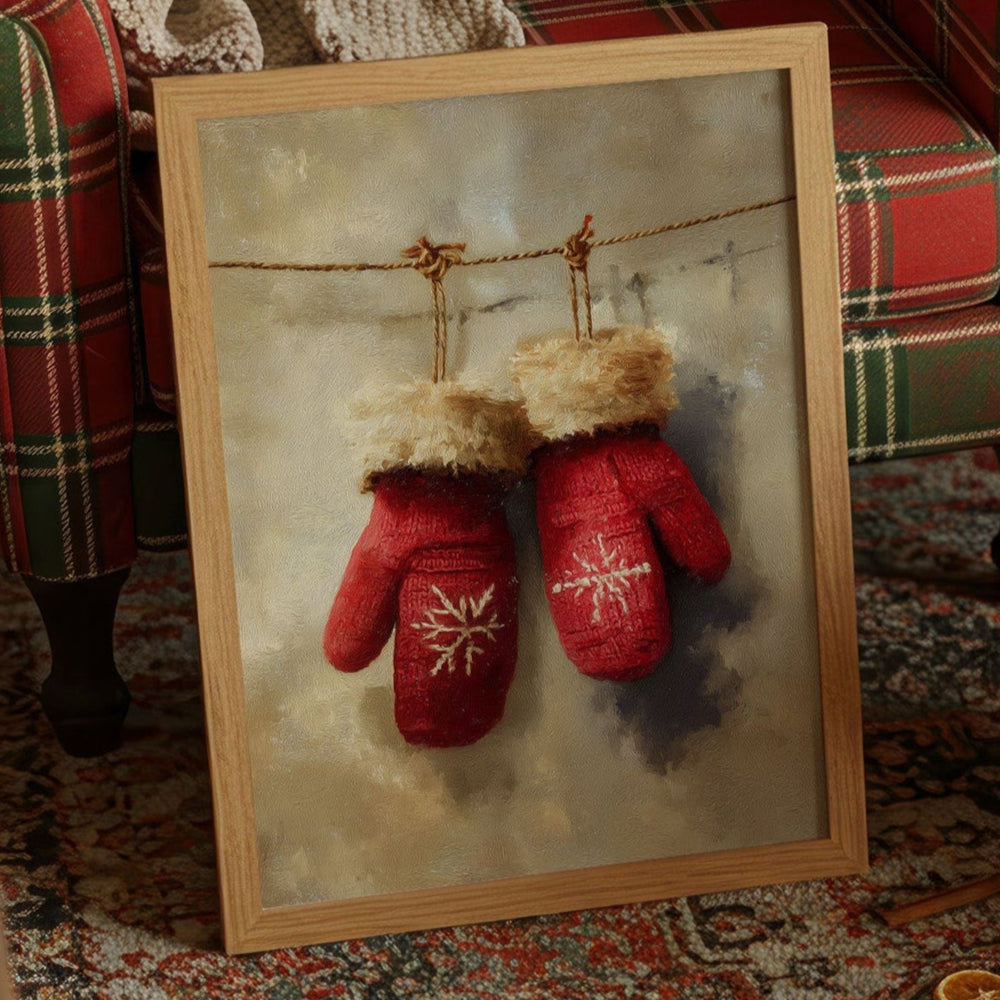 Warm Mittens Tell Winter's Tale
