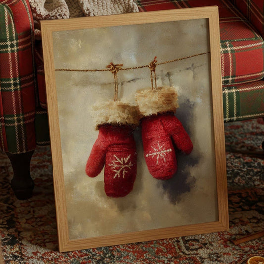 Warm Mittens Tell Winter's Tale
