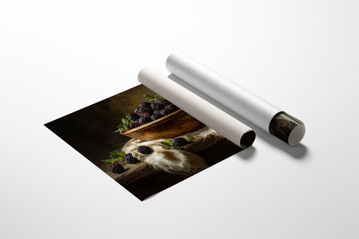 Blackberry Harvest Among Literary Treasures