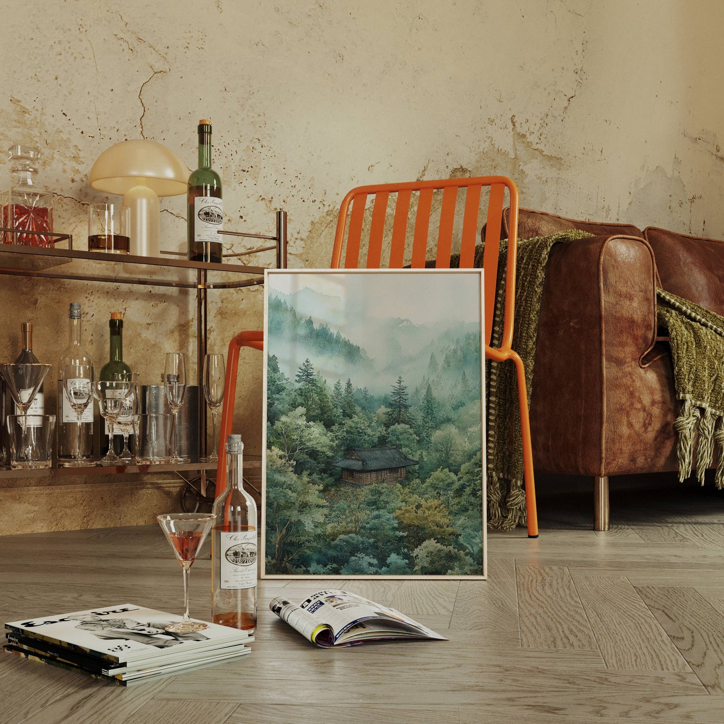 Mountain Mist Shelters Ancient Temple