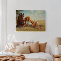 Cowgirl Daydream in Summer Grass