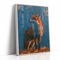 Fox in Frosted Amber Light