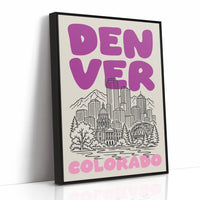 Denver, Bubble Letter Skyline